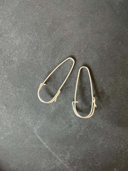 BESPOKE - Kilt Pin Earrings in Sterling Silver